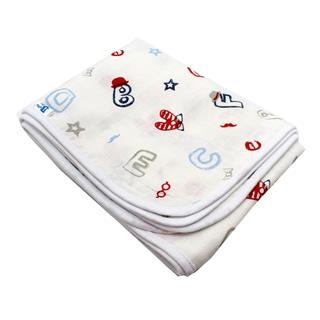 Poza Paturica Alb, Bumbac, 0 +, Baieti - BL567 [1]