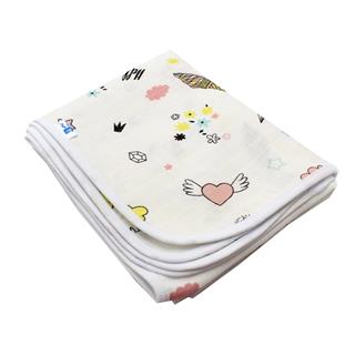 Poza Paturica Alb, Bumbac, 0 +, Inghetata - BL569 [1]