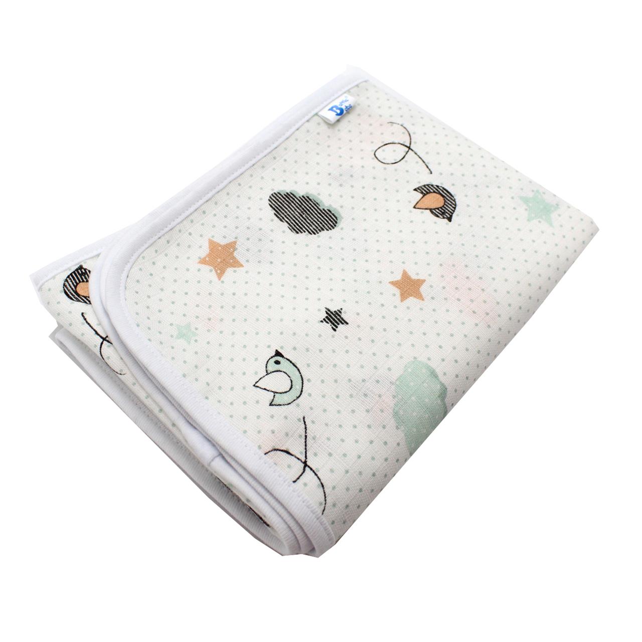 Poza Paturica Alb, Bumbac, 0 +, Pasarele - BL570 [1]