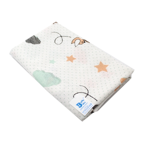 Poza Scutec Bumbac, Refolosibil, Alb, Baieti, Pasarele - BL580 [1]