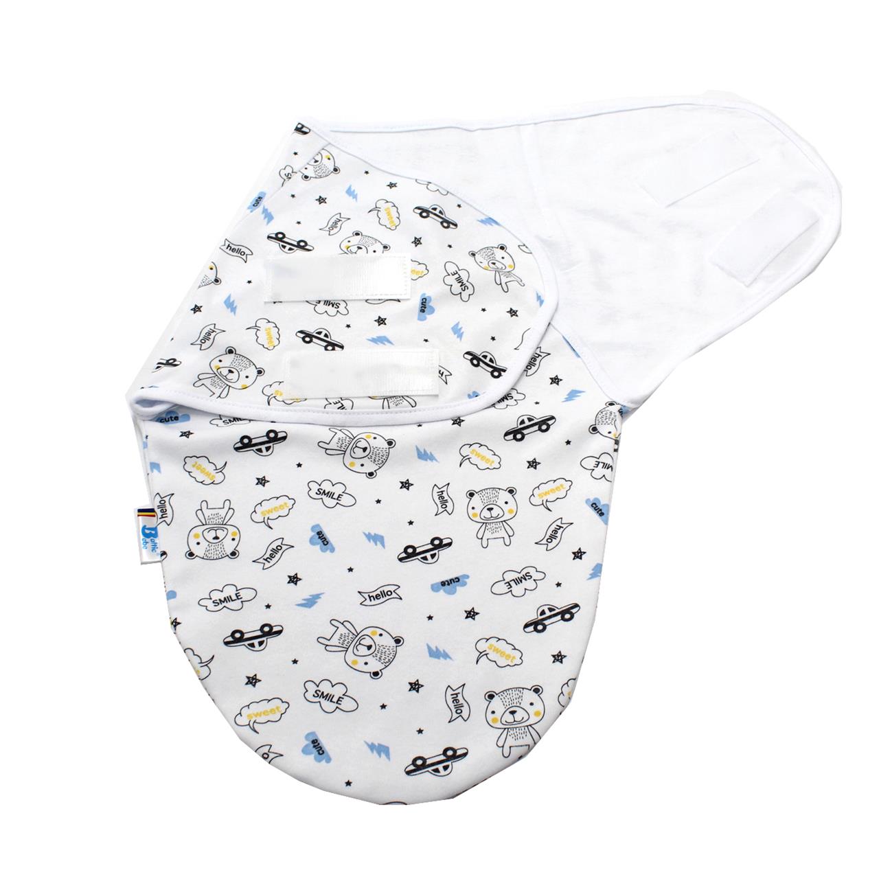 Poza Sistem Infasare Bumbac, Alb, Ursulet - BL583 [2]