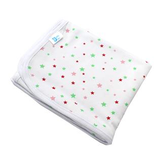 Poza Paturica Alb, Bumbac, 0 +, Stelute - BL589 [1]