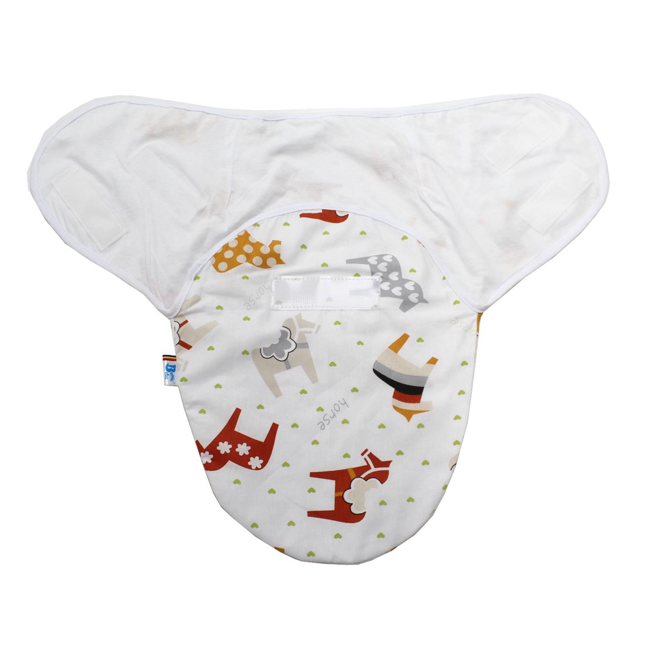 Poza Sistem Infasare Bumbac, Alb/Maro, Calut - BL594 [3]