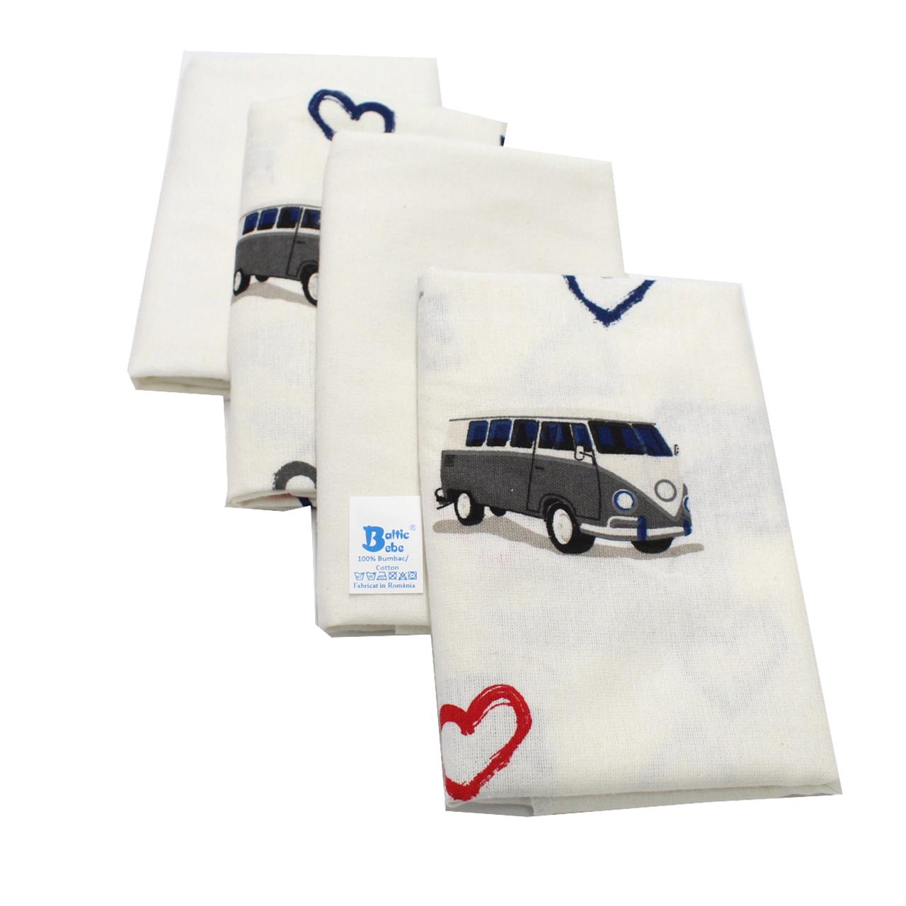 Poza Scutec Finet, Refolosibil, Alb/Albastru, Baieti, Autobuz - BL602 [1]