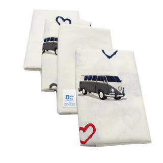 Poza Scutec Finet, Refolosibil, Alb/Albastru, Baieti, Autobuz - BL602 [1]