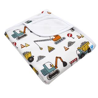 Poza Paturica Multicolor, Bumbac, 0 +, Excavator - BL613 [1]