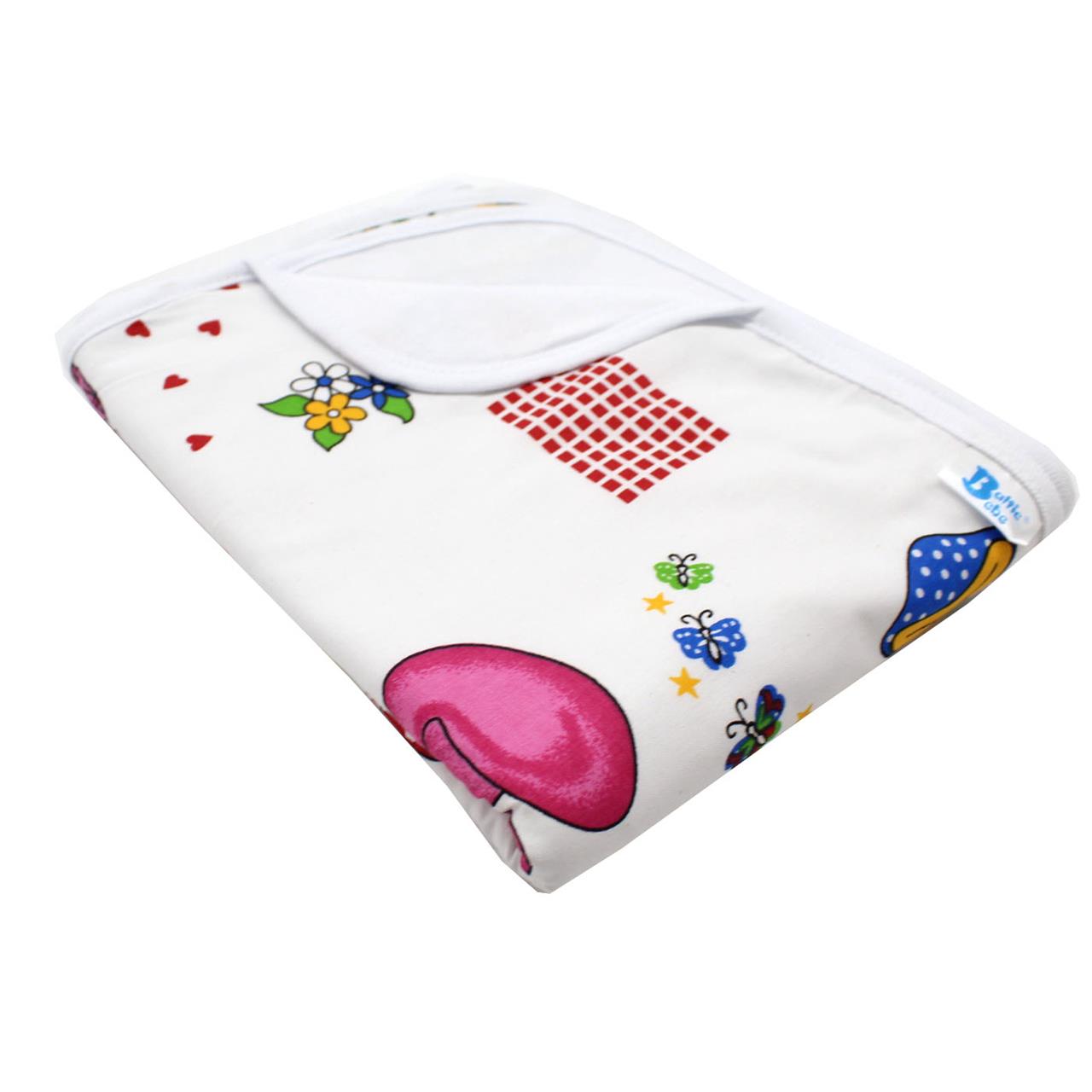 Poza Paturica Alb/Roz, Bumbac, 0 +, Ciuperca - BL617 [2]