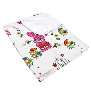 Poza Paturica Alb/Roz, Bumbac, 0 +, Ciuperca - BL617 [1]