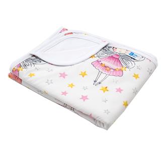 Poza Paturica Alb, Bumbac, 0 +, Printesa - BL619 [1]