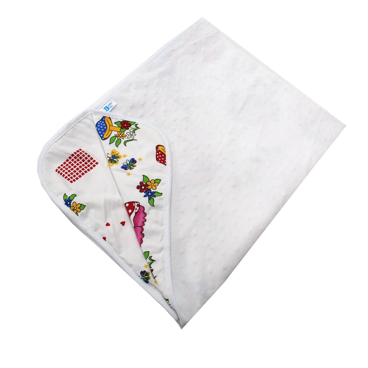 Poza Paturica Alb/Roz, Bumbac/Polester, 0 +, Ciupercuta - BL623 [3]