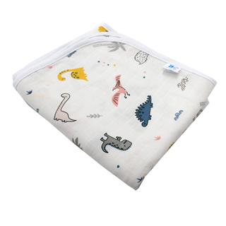 Poza Paturica Bleumarin, Bumbac, 0 +, Dino - BL627 [1]