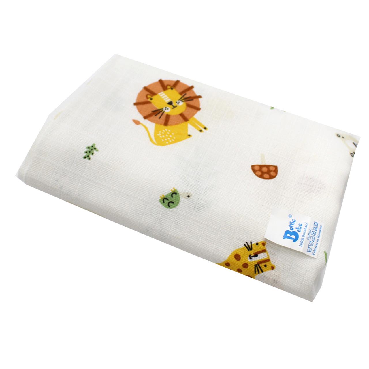 Poza Scutec Muselina, Refolosibil, Alb, Baieti, Tigru - BL632 [1]