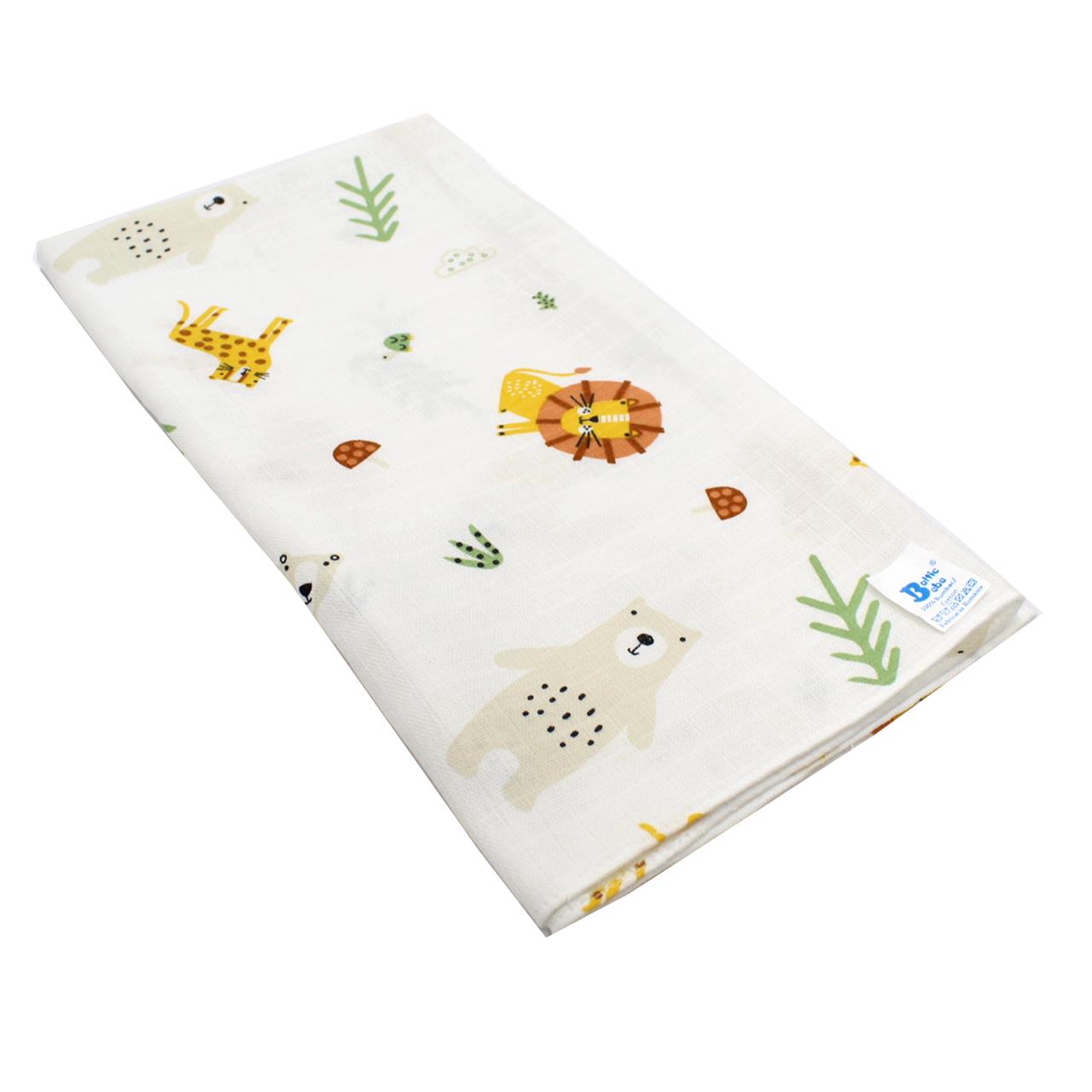 Poza Scutec Muselina, Refolosibil, Alb, Baieti, Tigru - BL632 [2]