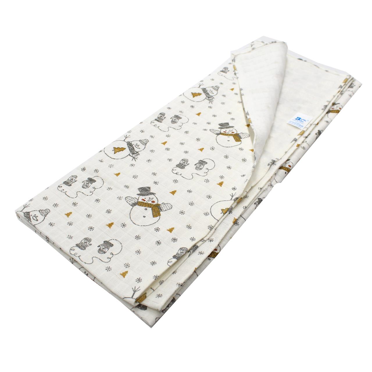 Poza Scutec Muselina flausata, Refolosibil, Alb, Baieti, Om de zapada - BL649 [2]