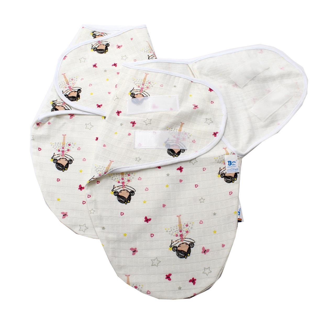 Poza Sistem Infasare Muselina flausata, Alb, Printesa - BL655 [2]