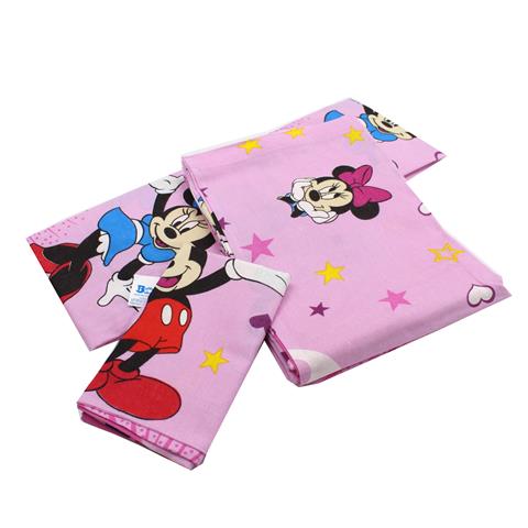 Poza Set Lenjerie Roz, Bumbac, 1 x Set lenjerie, 3, Fete, Minnie Mouse, Capse - BL669 [1]
