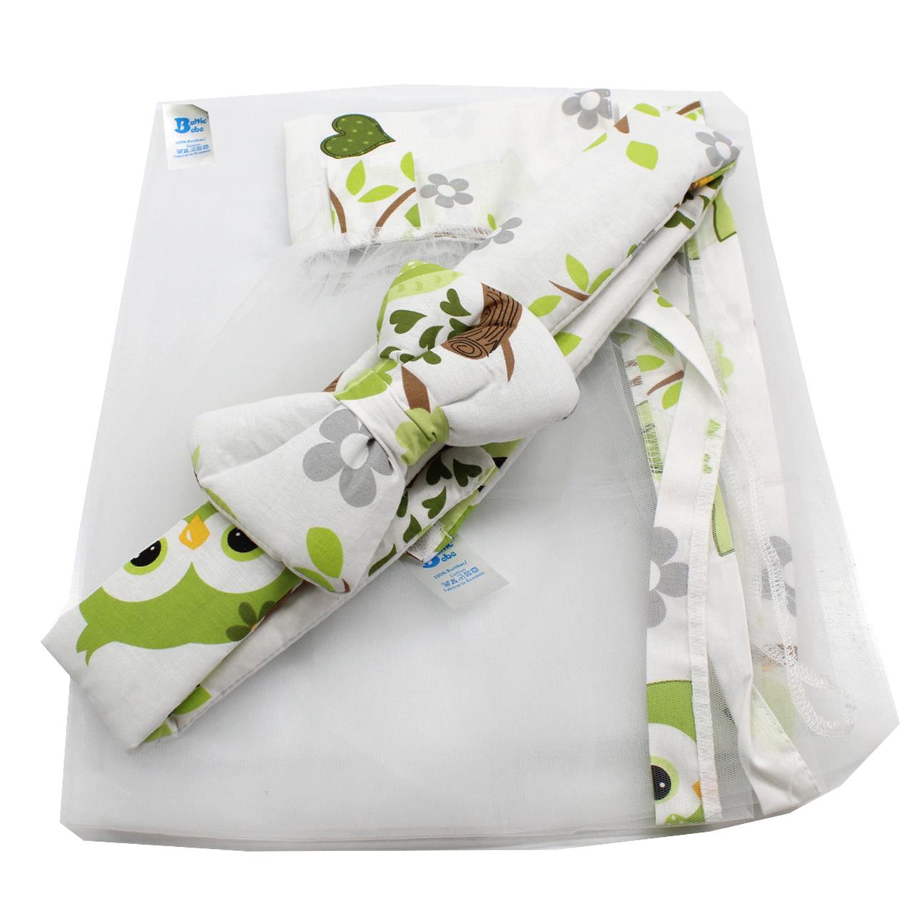 Poza Set Lenjerie Alb/Multicolor, Renforce, 10 Piese, 10, Baieti, Bufnita - BL674 [1]