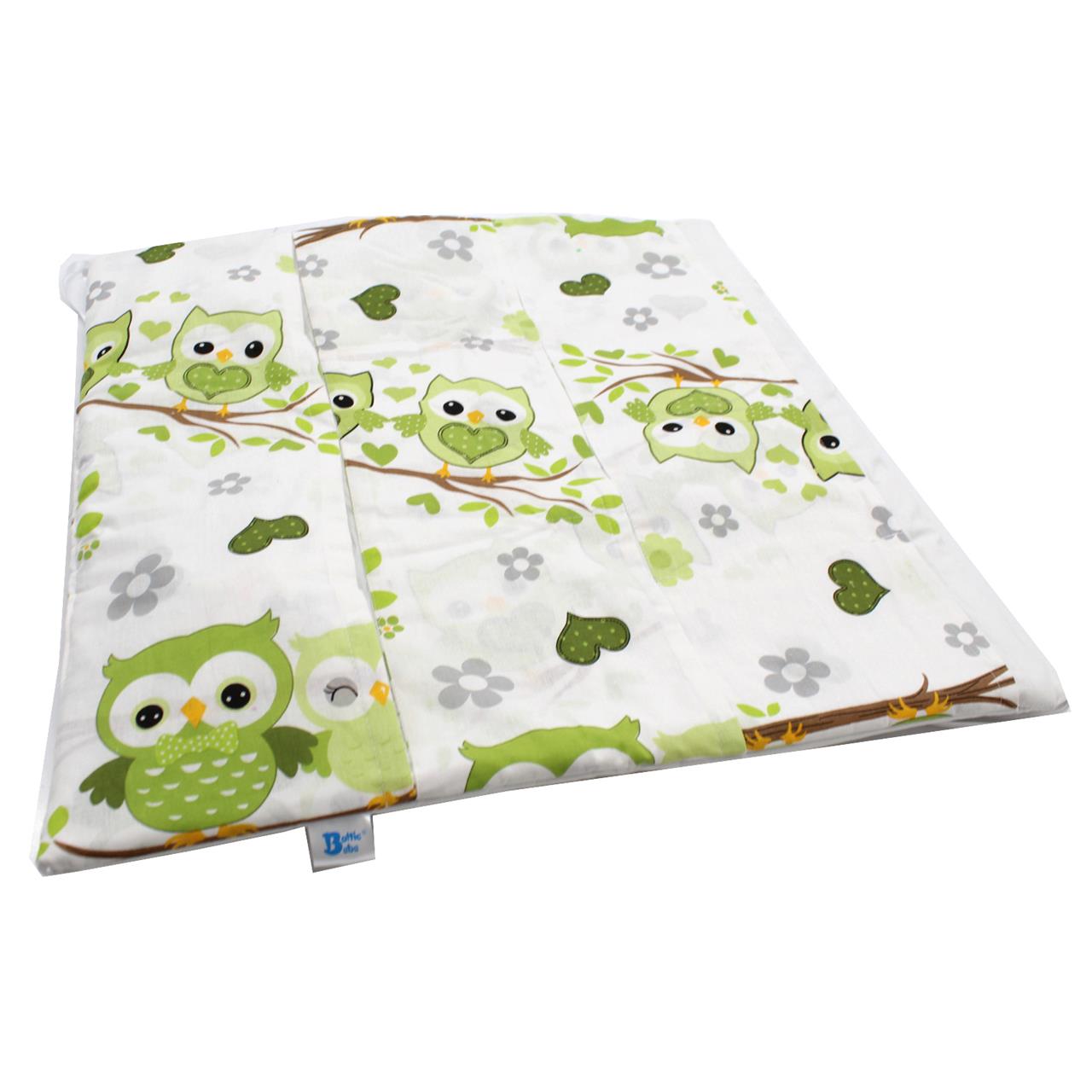 Poza Set Lenjerie Alb/Multicolor, Renforce, 10 Piese, 10, Baieti, Bufnita - BL674 [4]
