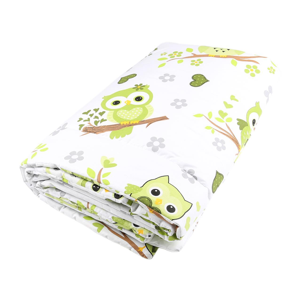 Poza Set Lenjerie Alb/Multicolor, Renforce, 10 Piese, 10, Baieti, Bufnita - BL674 [5]
