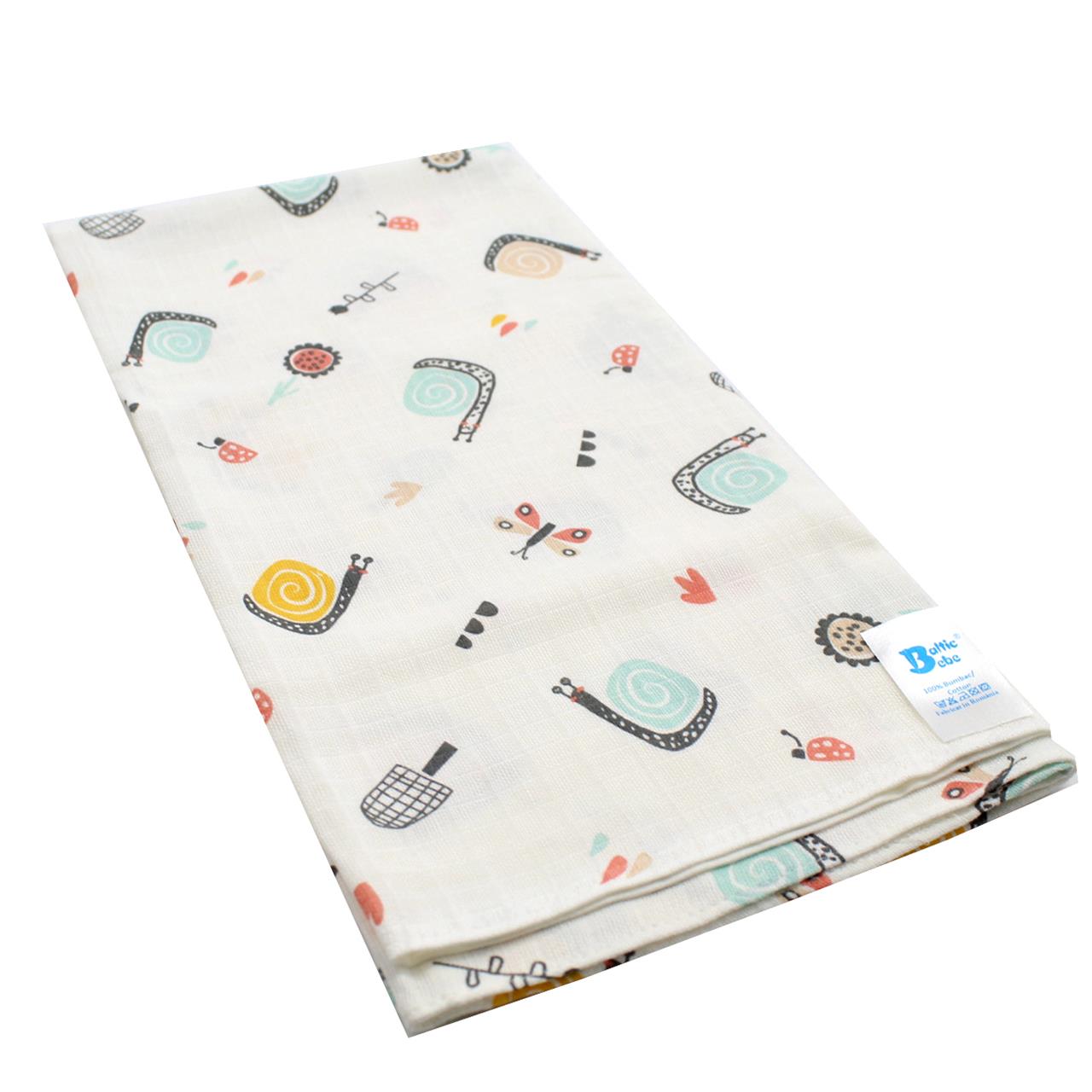 Poza Scutec Muselina, Refolosibil, Alb, Fete, Melc - BL710 [3]