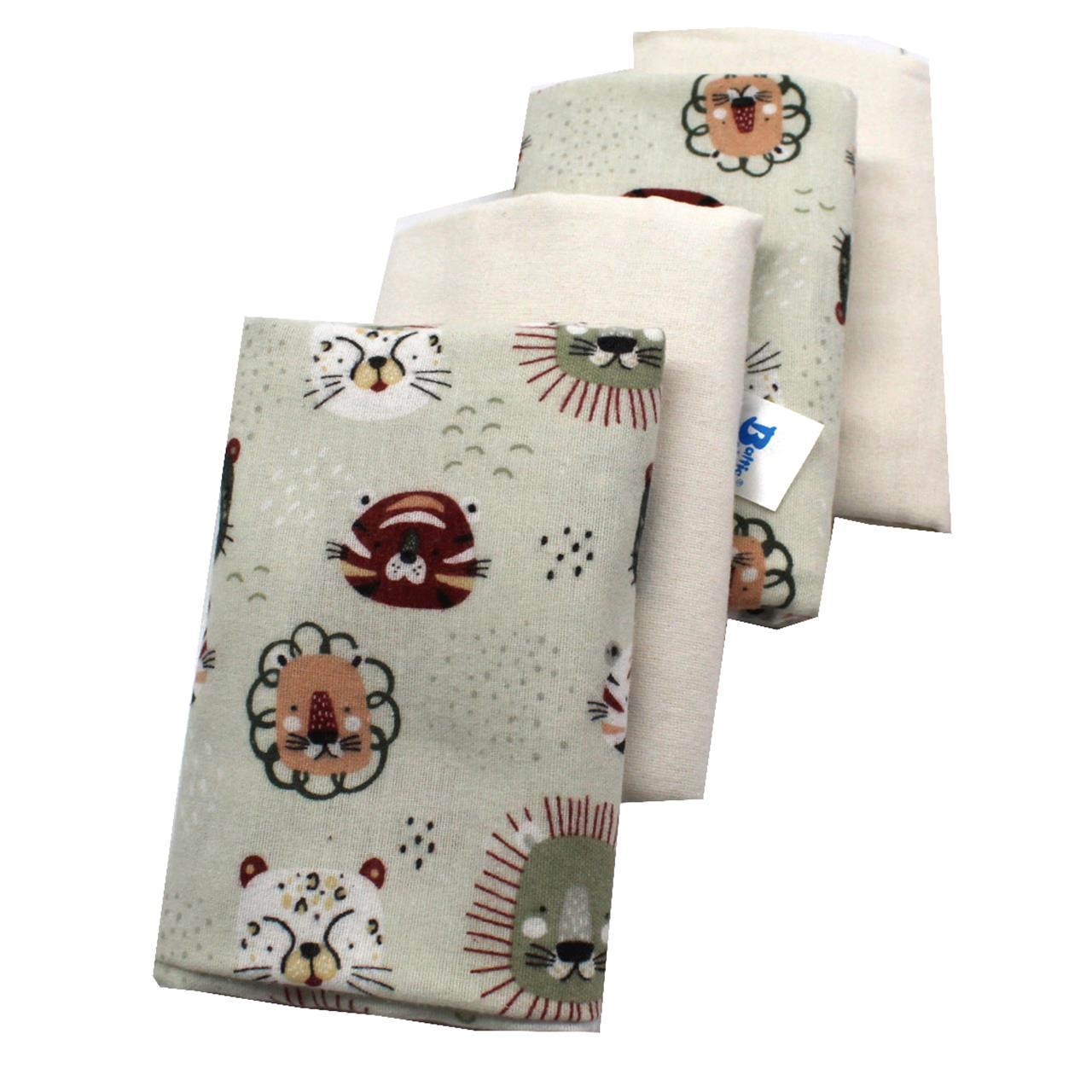 Poza Scutec Finet, Refolosibil, Alb/Verde, Baieti, Animale - BL760 [2]