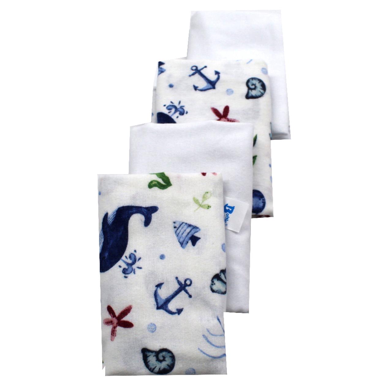 Poza Scutec Finet, Refolosibil, Alb, Baieti, Balena - BL762 [1]