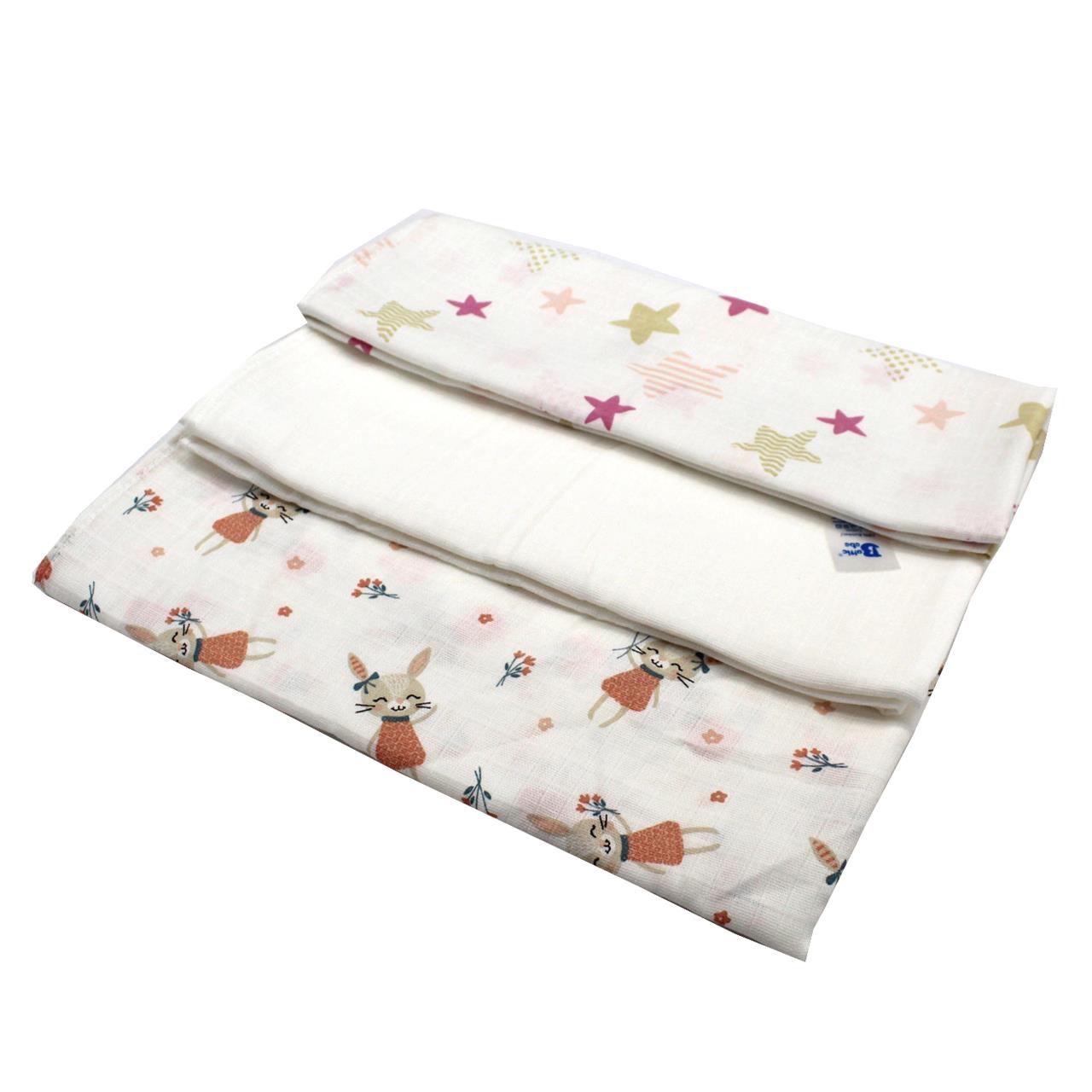 Poza Scutec Bumbac, Refolosibil, Alb, Fete, Iepuras - BL773 [2]