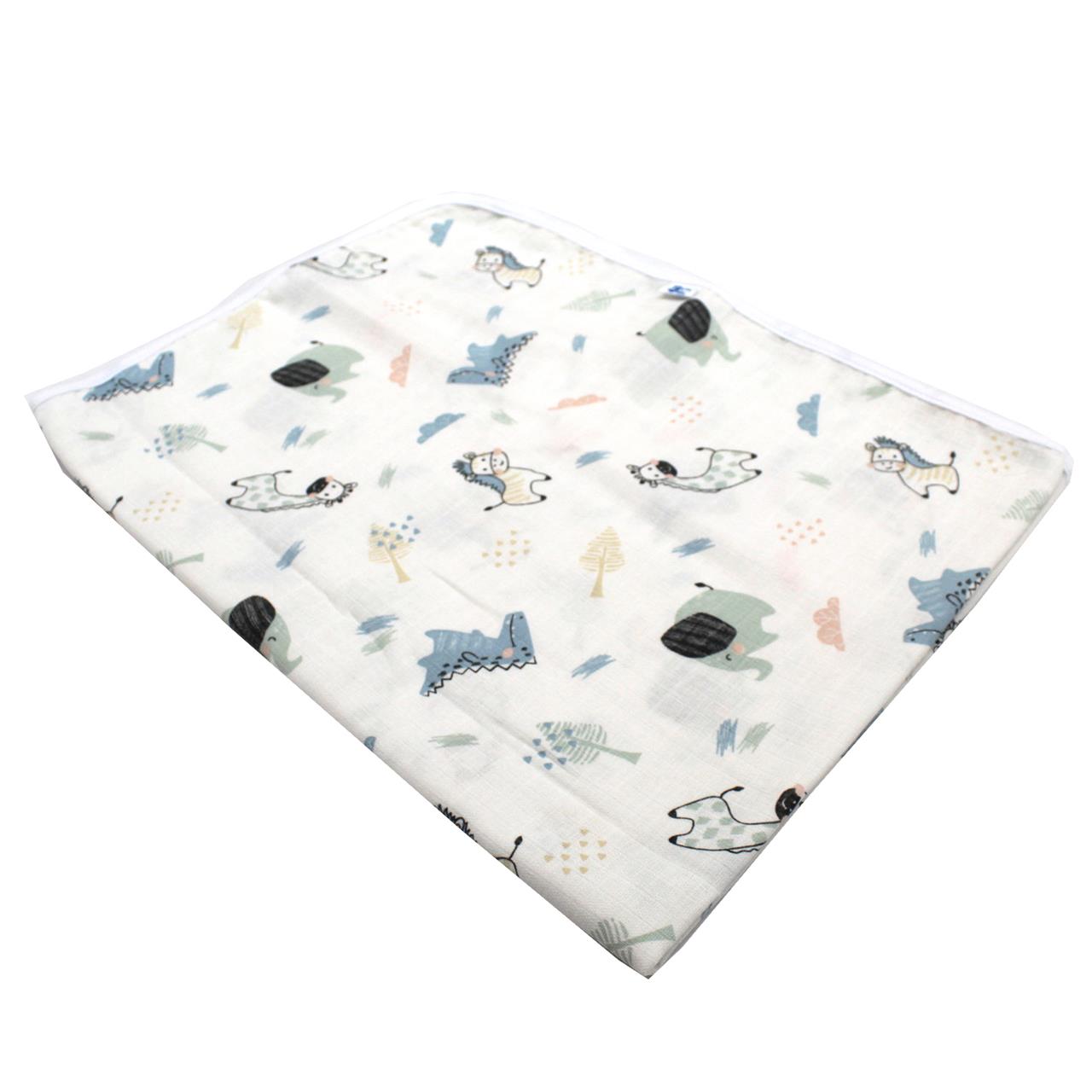 Poza Paturica Alb, Muselina, Leu - BL774 [2]