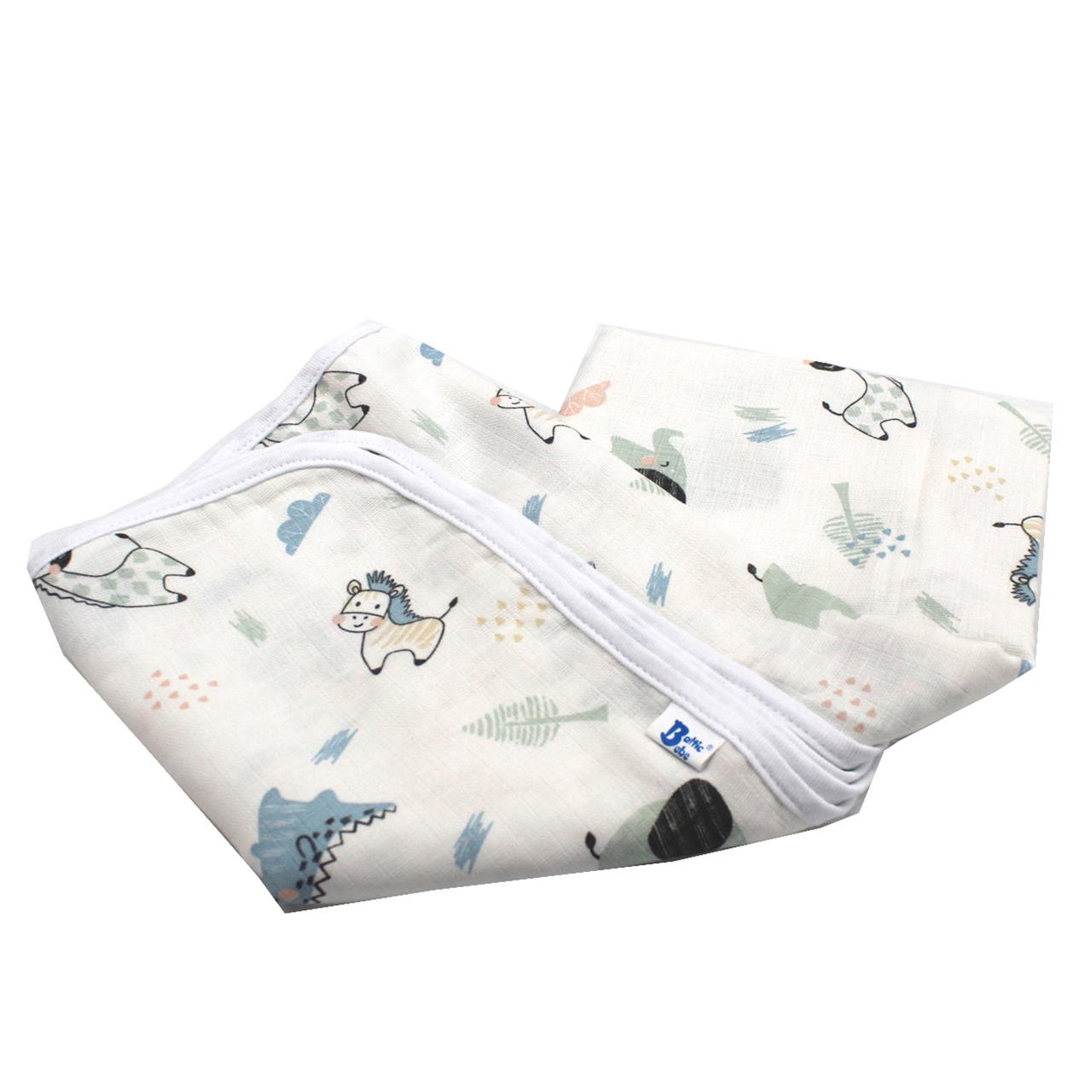 Poza Paturica Alb, Muselina, Leu - BL774 [3]