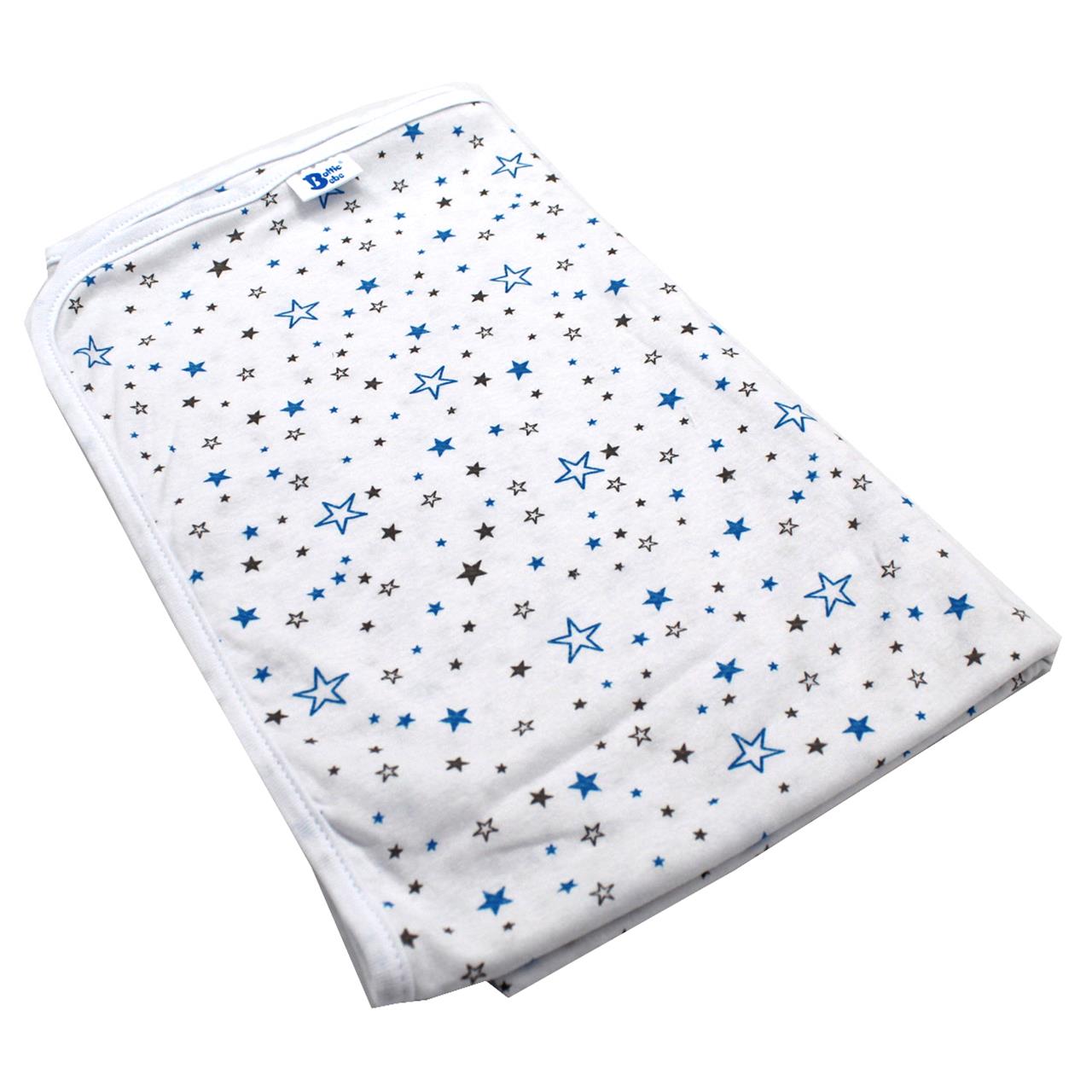 Poza Paturica Alb, Bumbac, 0 +, Stelute - BL776 [2]