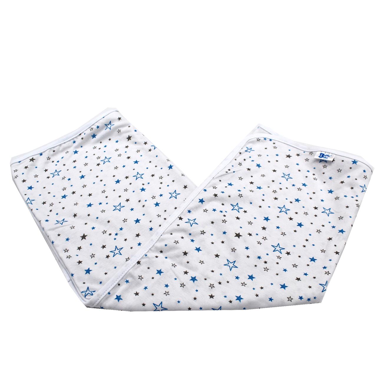 Poza Paturica Alb, Bumbac, 0 +, Stelute - BL776 [3]