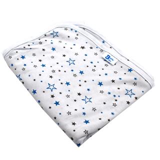 Poza Paturica Alb, Bumbac, 0 +, Stelute - BL776 [1]