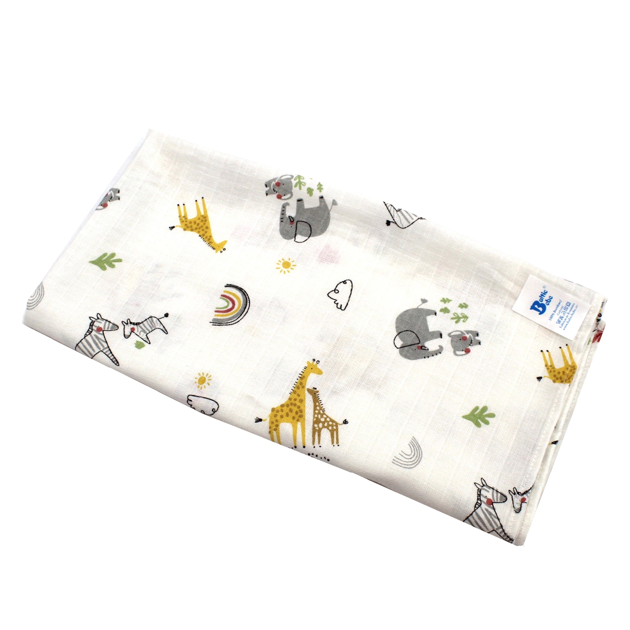 Poza Scutec Muselina, Refolosibil, Alb, Fete, Zebra - CTY068 [2]