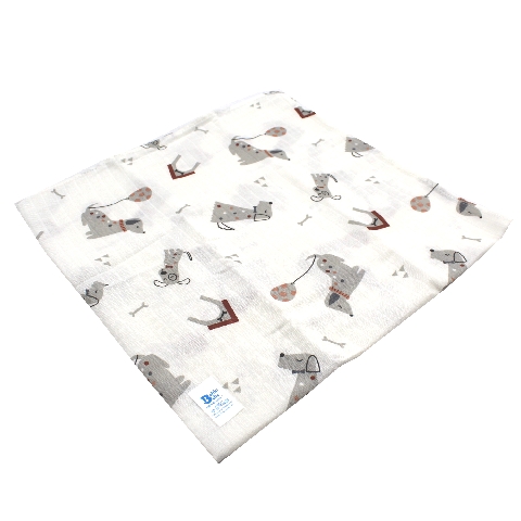 Poza Scutec Muselina, Refolosibil, Alb, Baieti, Catel - CTY126 [1]