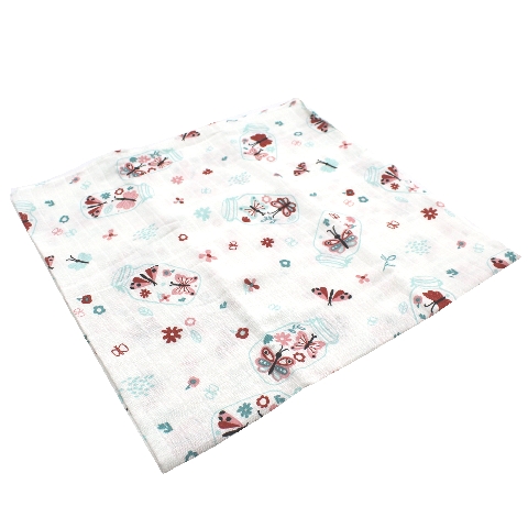 Poza Scutec Muselina, Refolosibil, Alb, Fete, Fluturasi - CTY127 [1]