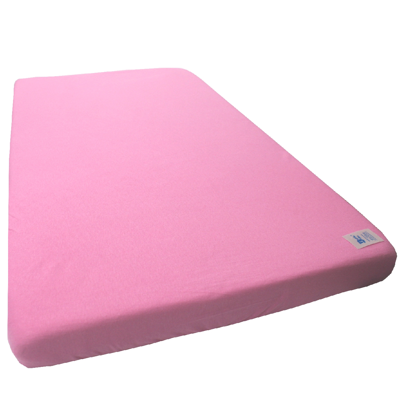 Poza Cearceaf Roz, Bumbac, 1 x Cearceaf, Banda elastica - CTY131 [2]