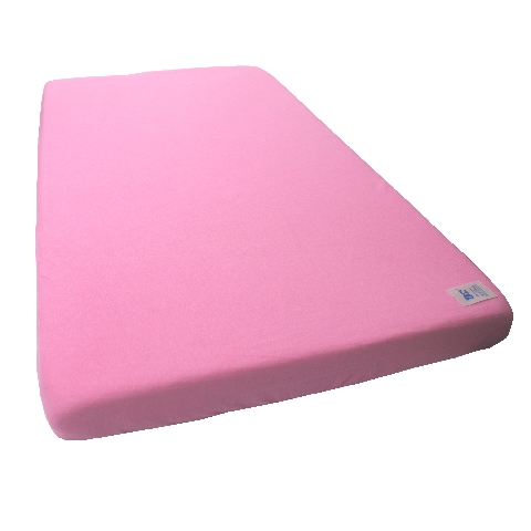 Poza Cearceaf Roz, Bumbac, 1 x Cearceaf, Banda elastica - CTY131 [1]